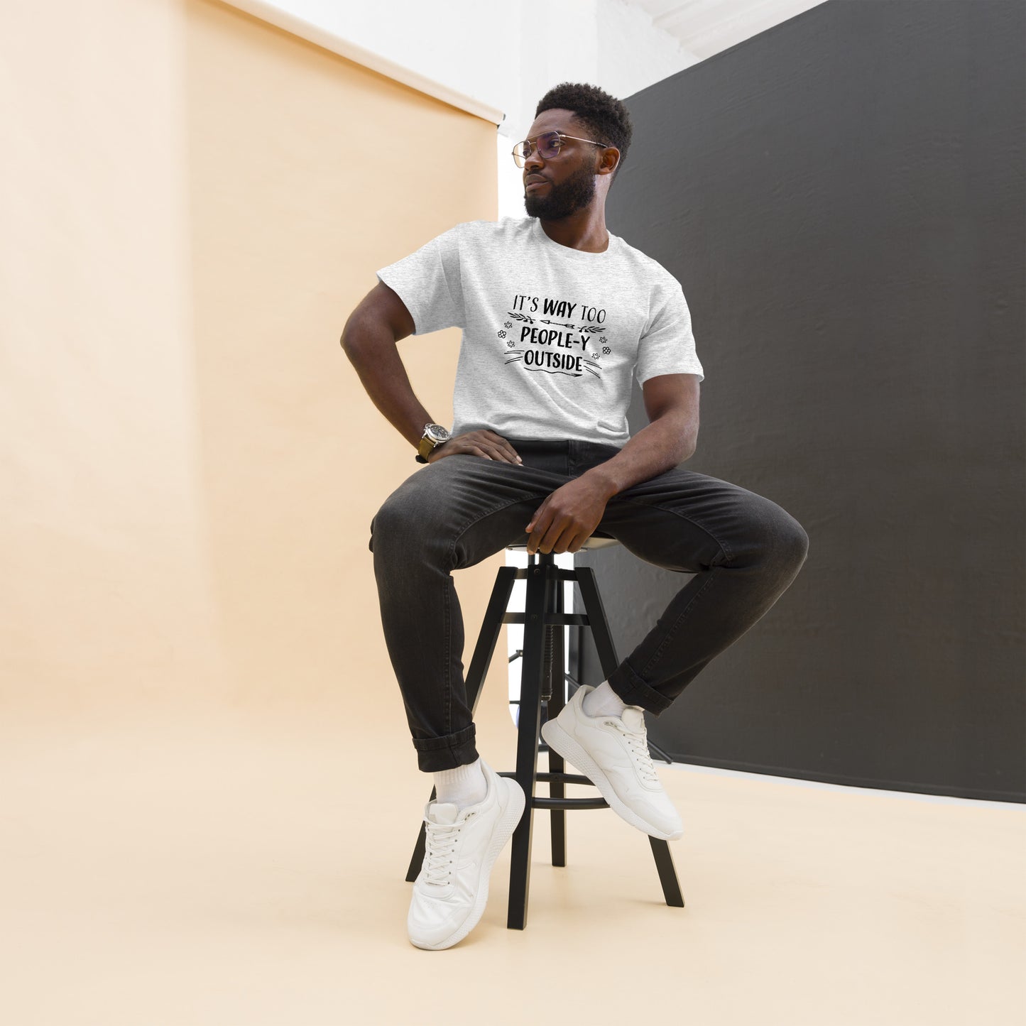 "Way Too People-y" Men's classic tee