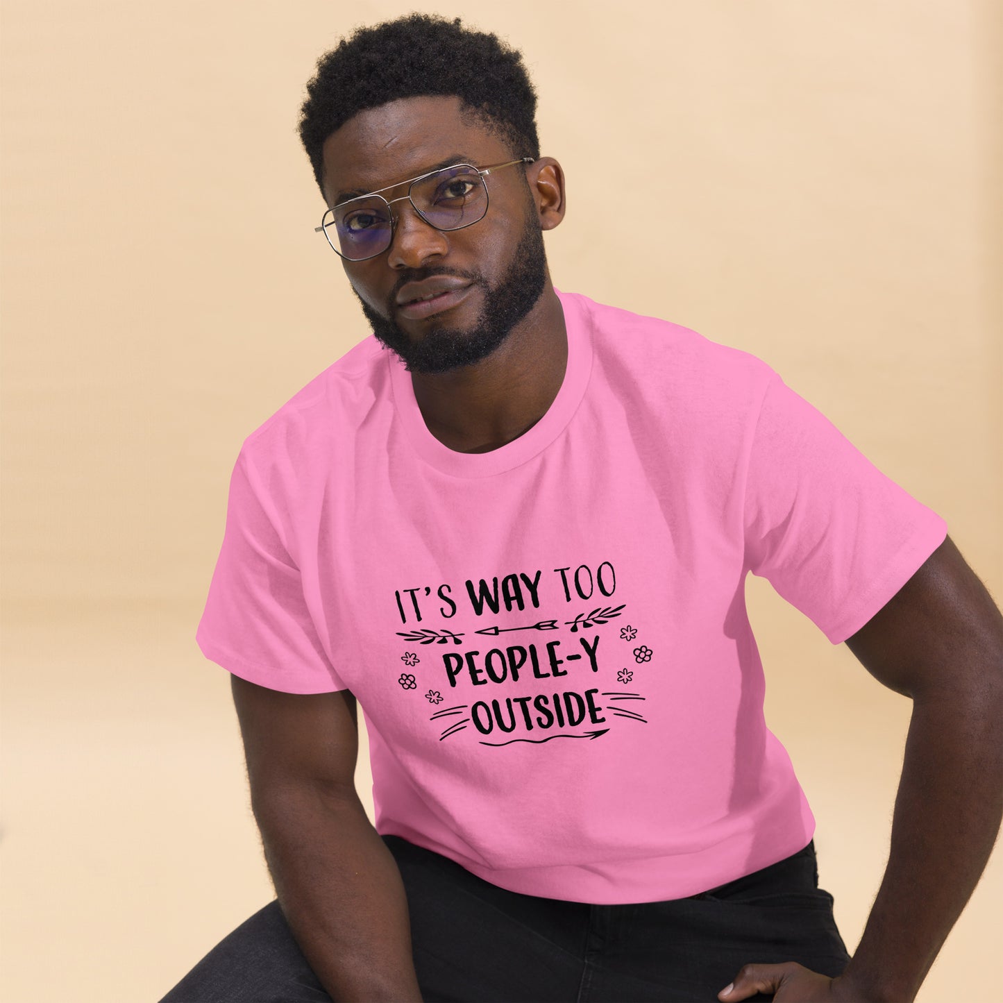 "Way Too People-y" Men's classic tee