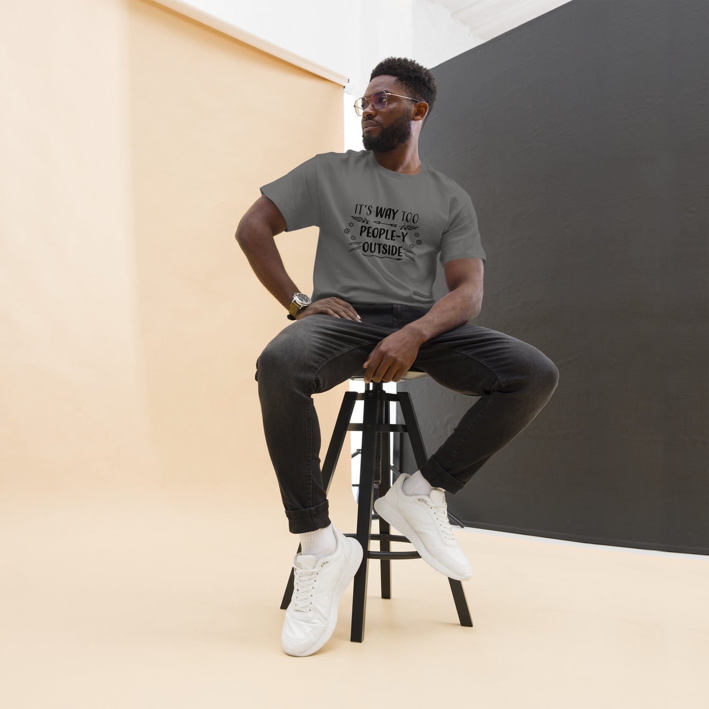 "Way Too People-y" Men's classic tee