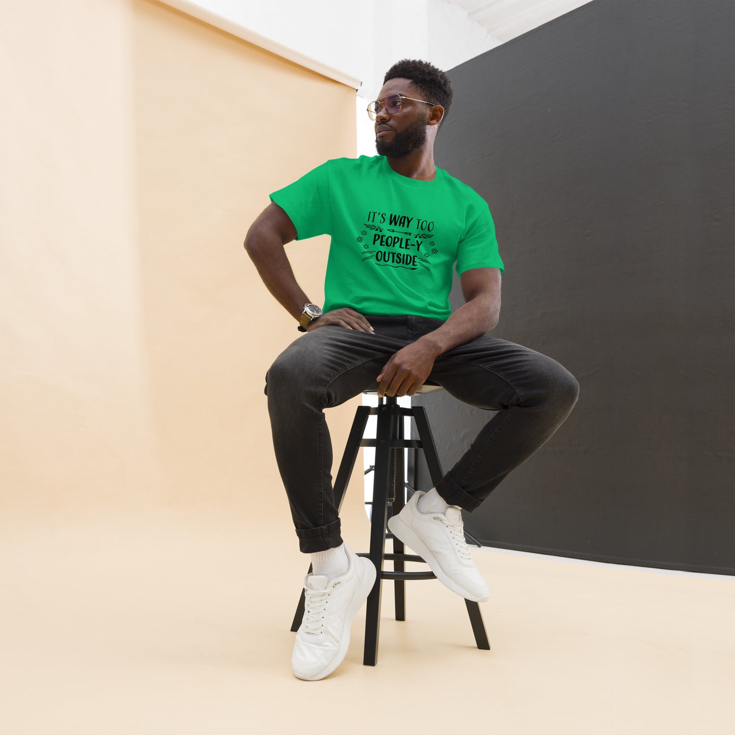 "Way Too People-y" Men's classic tee