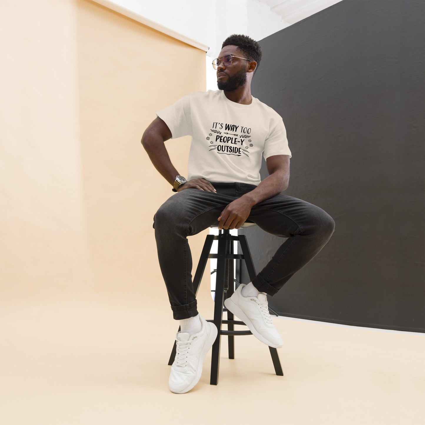 "Way Too People-y" Men's classic tee