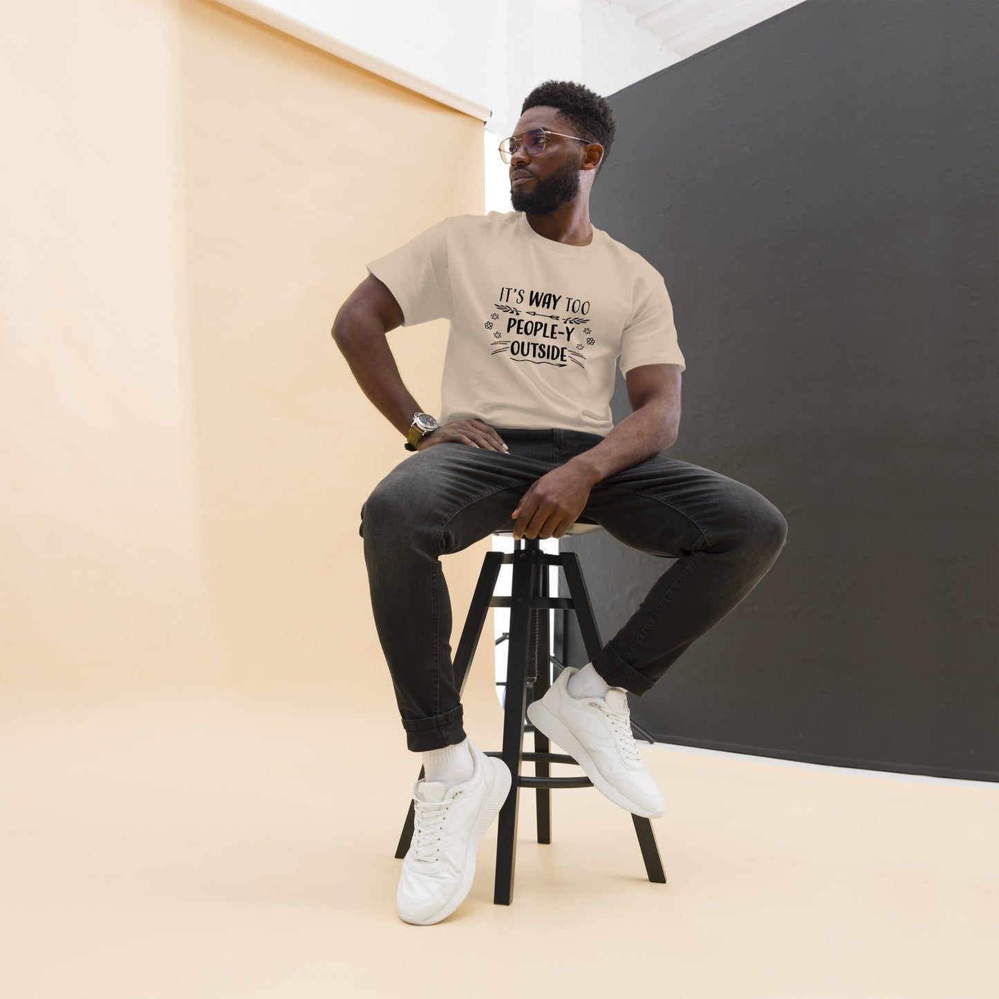 "Way Too People-y" Men's classic tee