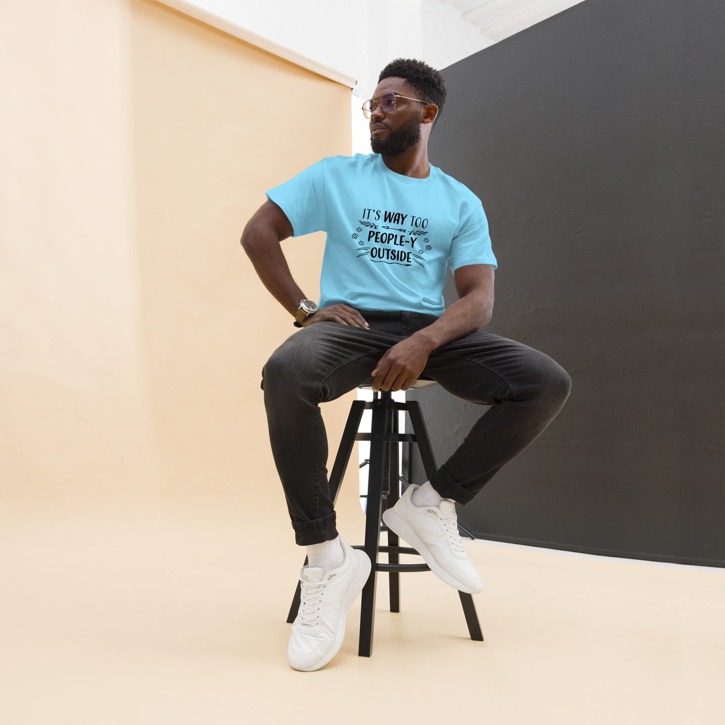 "Way Too People-y" Men's classic tee