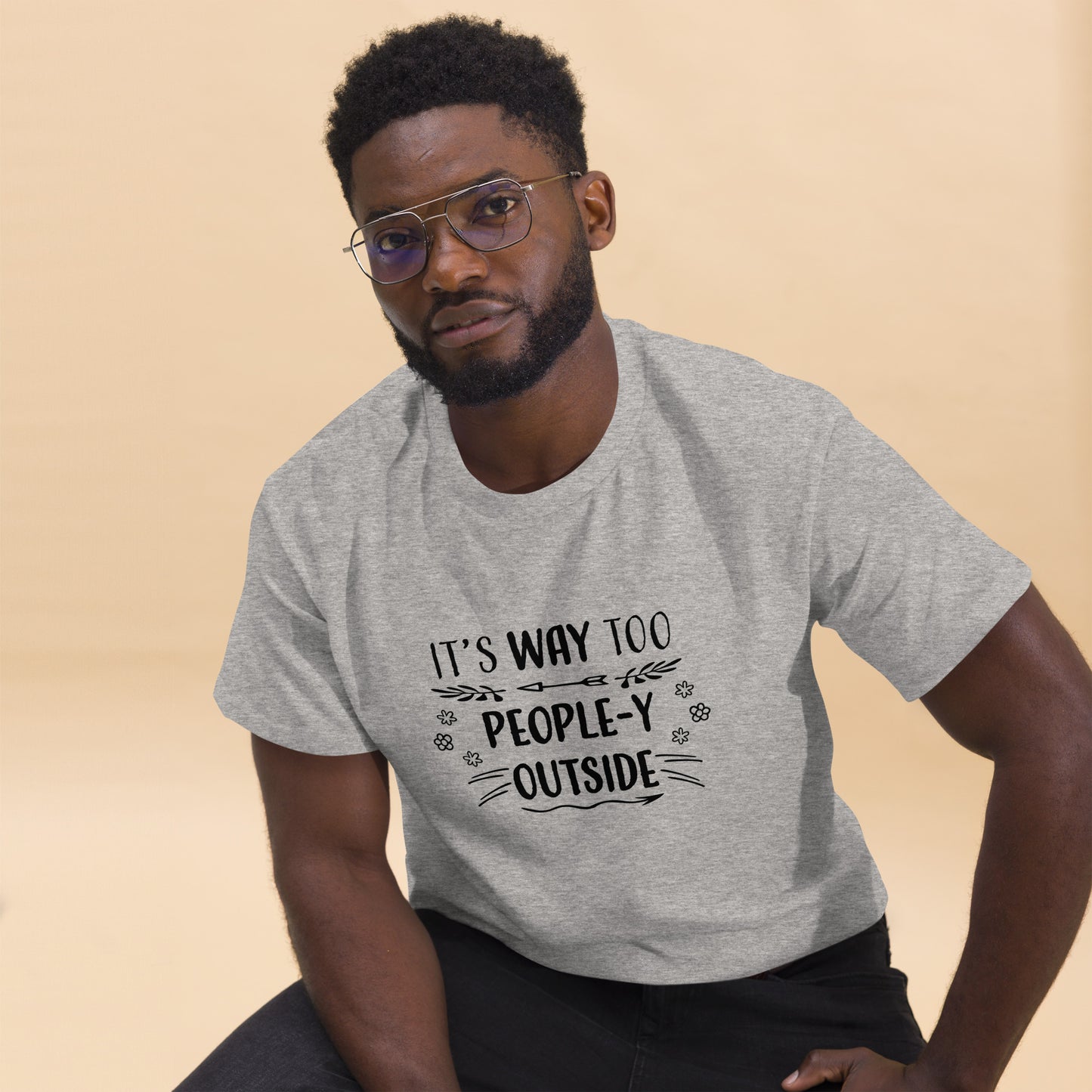 "Way Too People-y" Men's classic tee