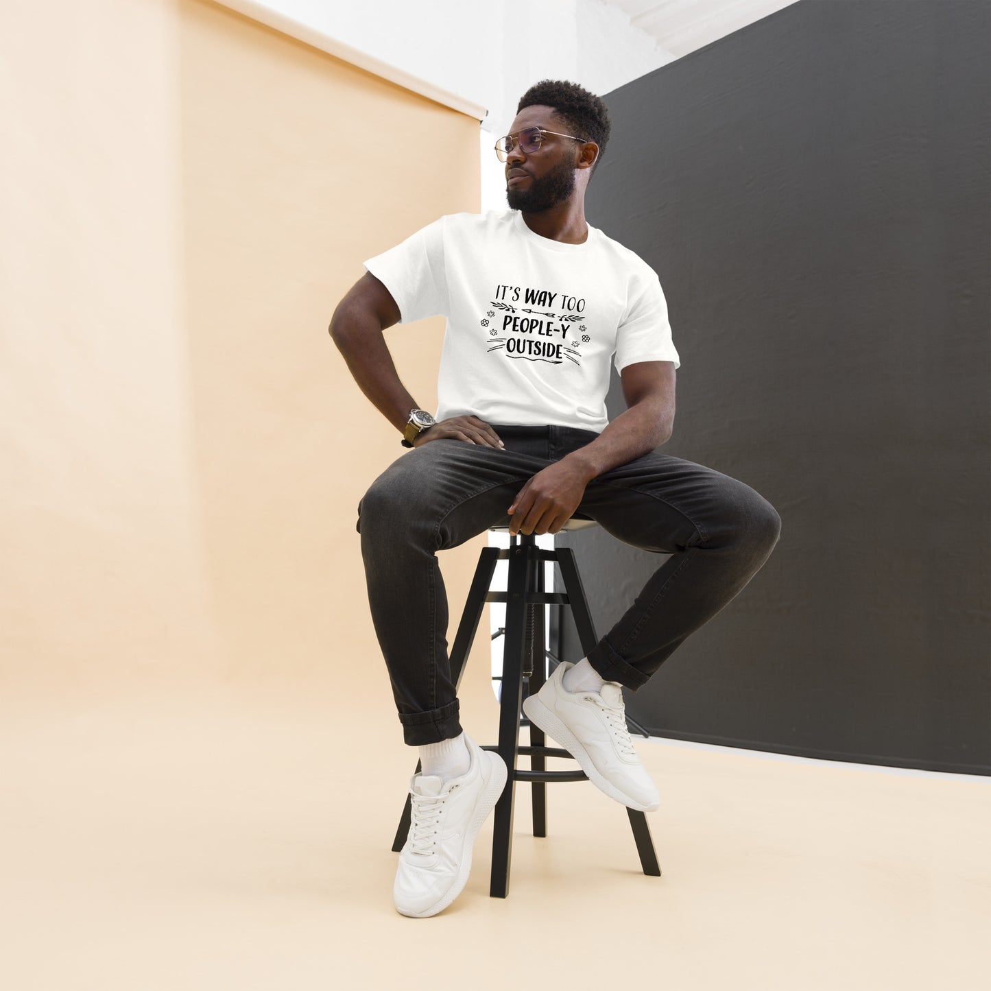 "Way Too People-y" Men's classic tee