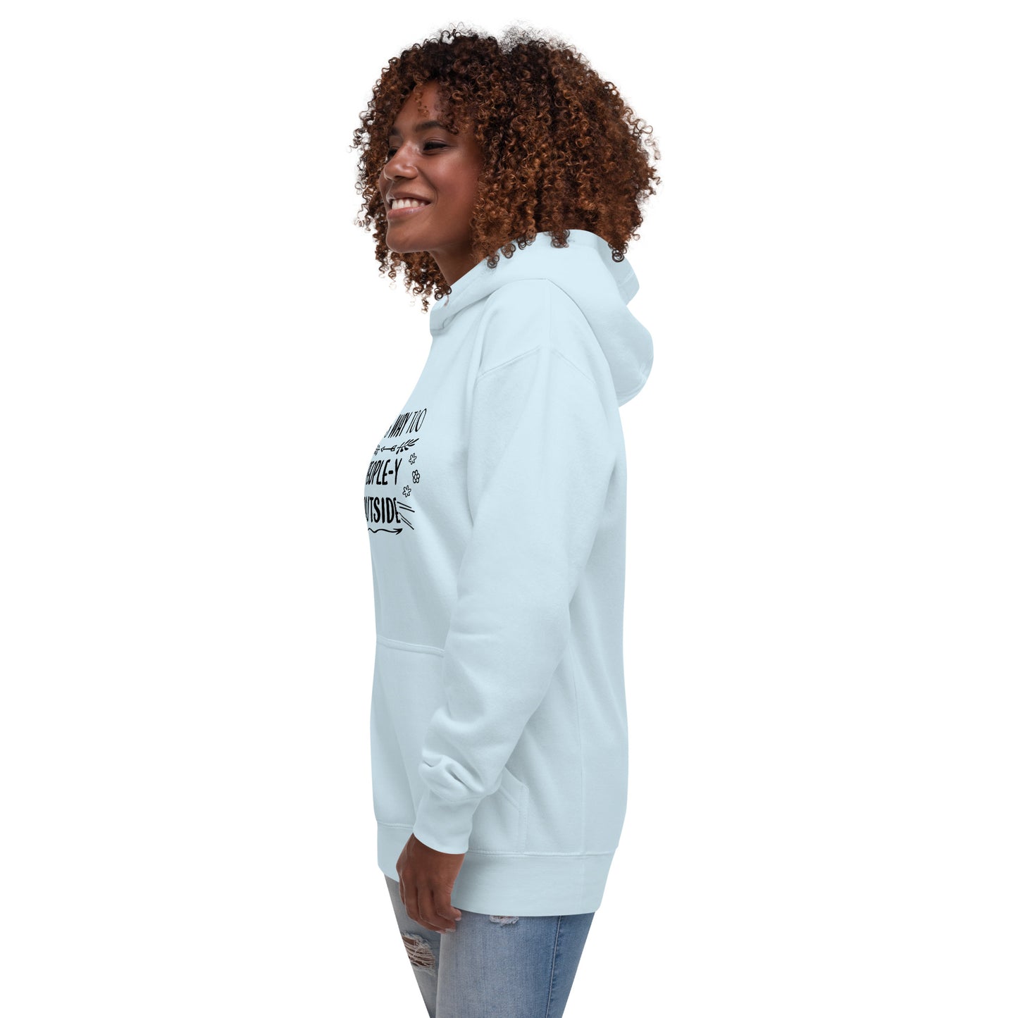 "Way Too People-y" Unisex Hoodie #1002