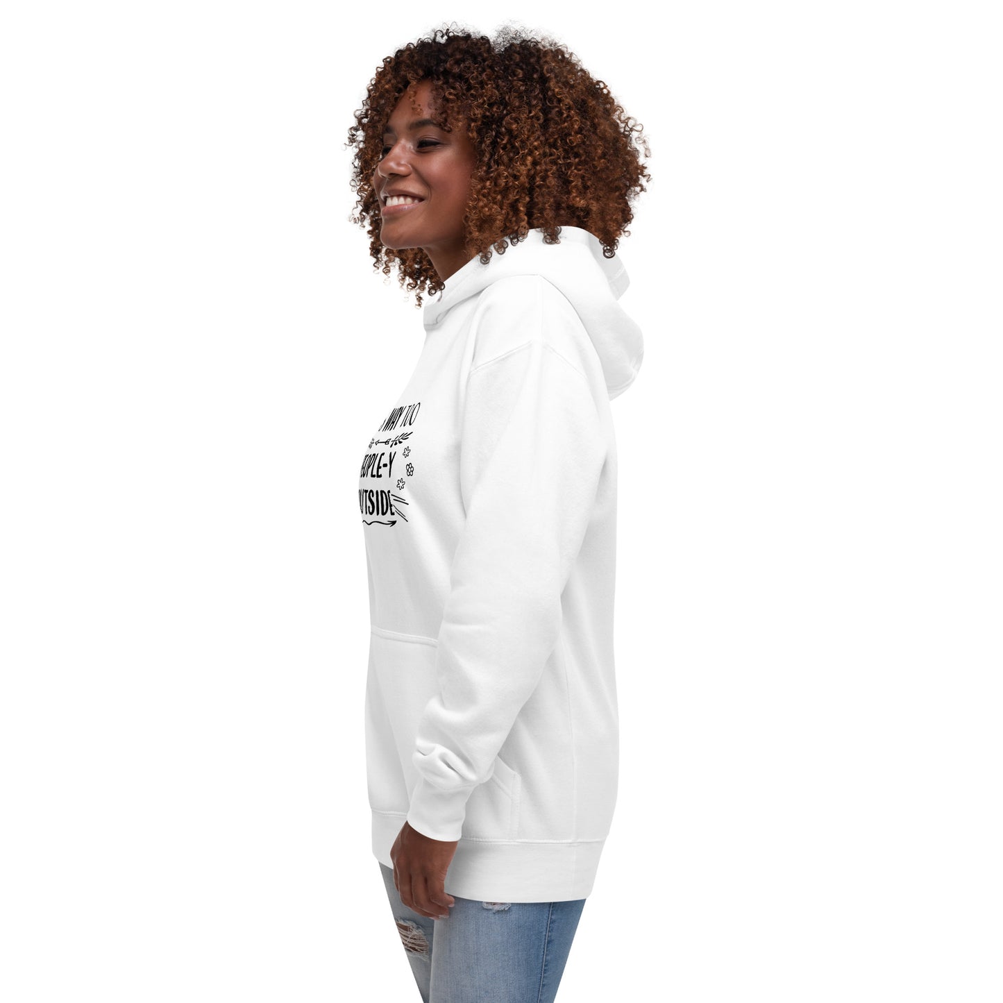 "Way Too People-y" Unisex Hoodie #1002